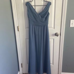 Dusty blue bridesmaid dress size 8